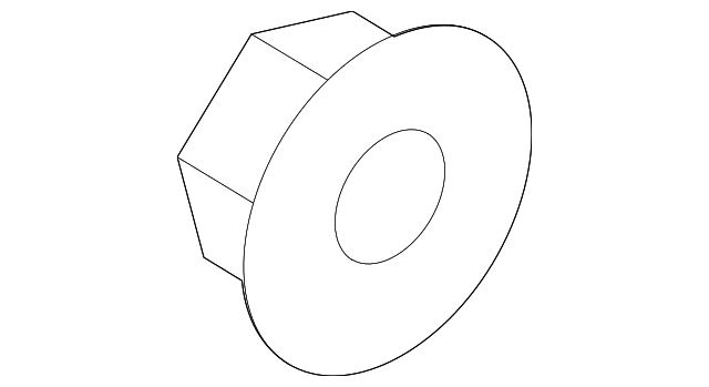 -W704723-S424 CHECK ARM NUT, LEFT
