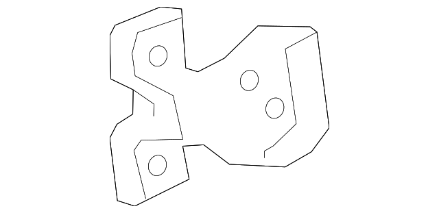 F65Z-1522800-AA UPPER HINGE, RIGHT