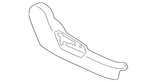 64115SA100ES Деталь SIDE COVER, RIGHT