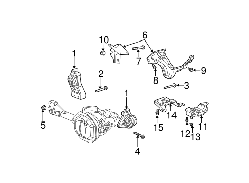 Ram 1500 ENGINE & TRANS MOUNTING 2