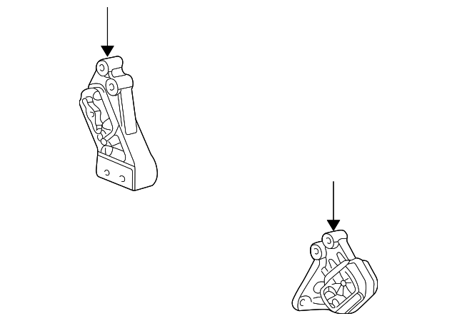 52021609AC Деталь MOTOR MOUNT, LEFT