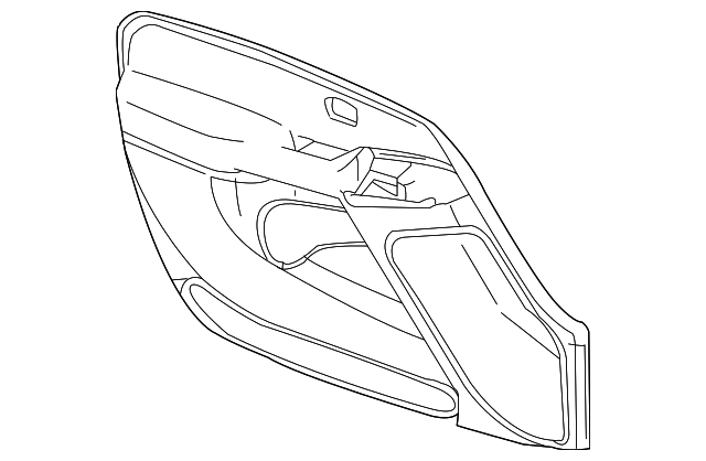 10374373 UPPER TRIM PANEL, LEFT