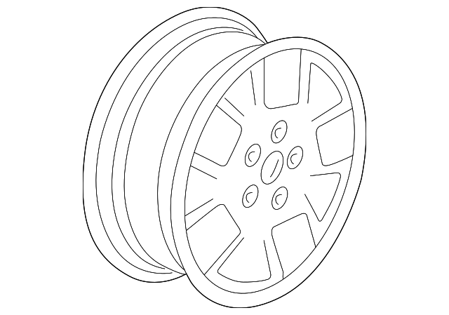 YH57PAKAA Деталь WHEEL, ALLOY