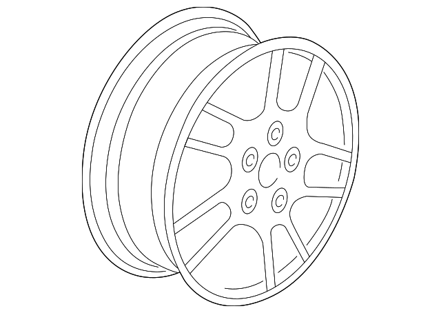5EZ99WK3AC Деталь WHEEL, ALLOY