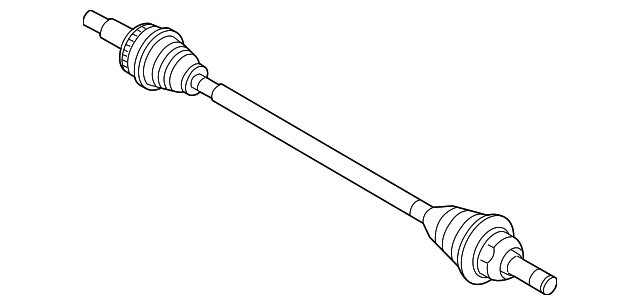 RTA1-25-50XB AXLE ASSY, RIGHT