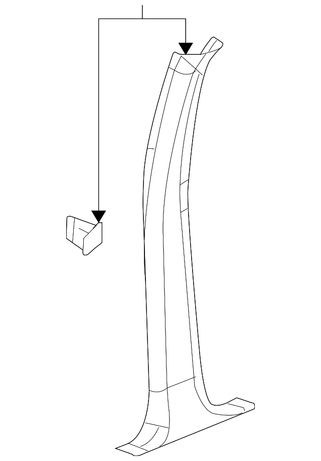 15124066 CENTER PLR TRIM, RIGHT