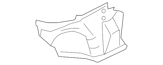 4F0-805-147-C Деталь WHEELHOUSE PANEL, LEFT