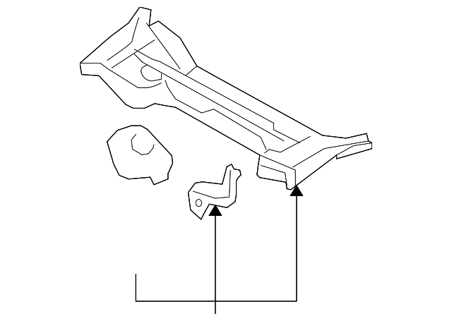 4F0-806-603-B Деталь CROSSMEMBER ASSY