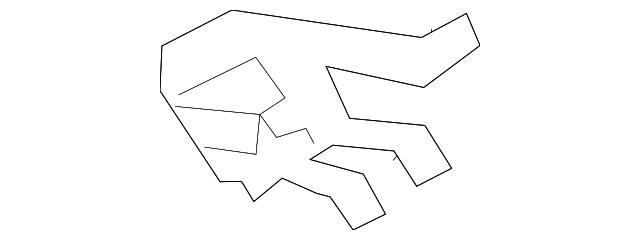 51562AL07A9P Деталь INNER RAIL REAR BRACKET, RIGHT