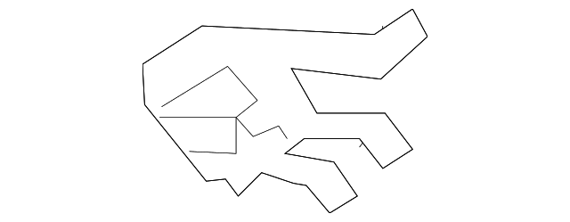 51562AL06A9P Деталь INNER RAIL FRONT BRACKET, LEFT