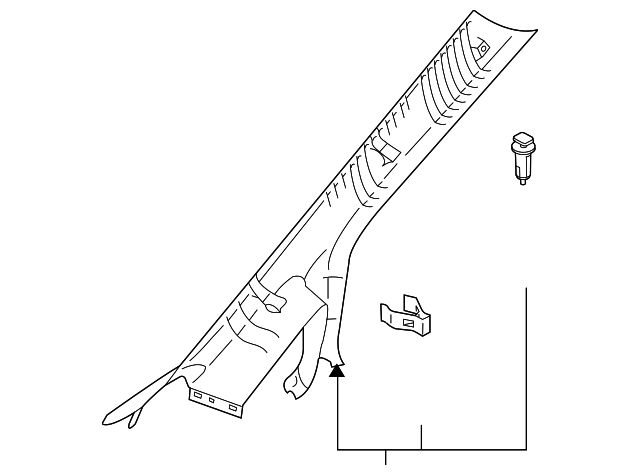 TD11-68-160J-77 Деталь WNDSHLD PLR TRIM, RIGHT