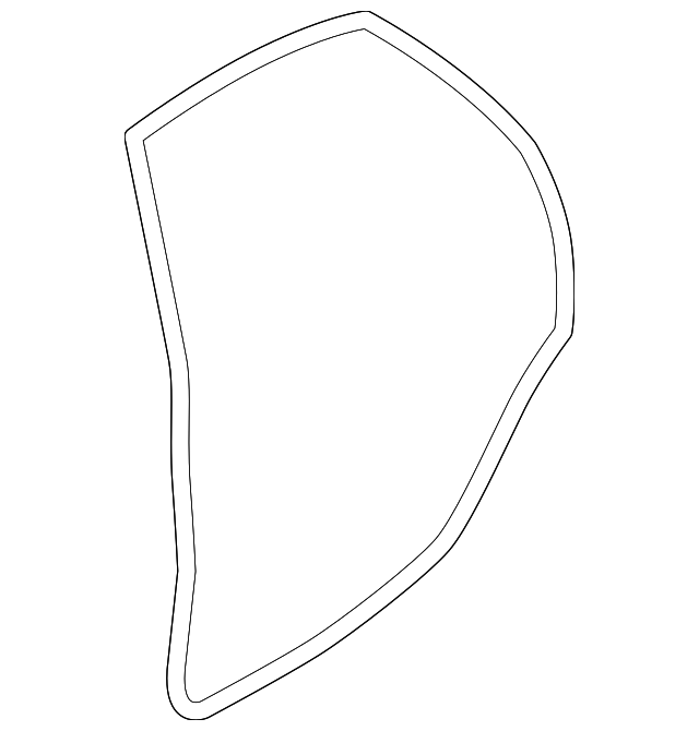 8467165J00 Деталь DOOR W'STRIP, LEFT