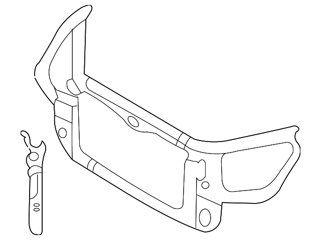 64101-2G500 Деталь RADIATOR SUPPORT