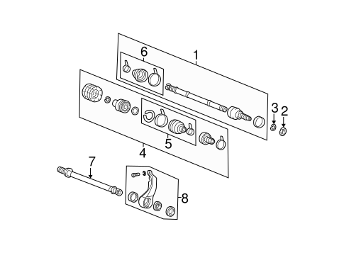 Sonata DRIVE AXLES