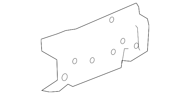 15794842 Деталь LOWER PANEL, RIGHT