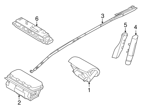 Explorer AIR BAG COMPONENTS