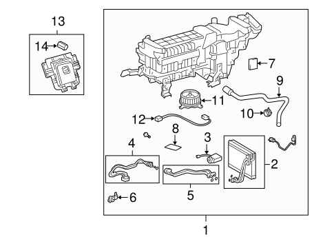 LS600h AUXILIARY HEATER & AC