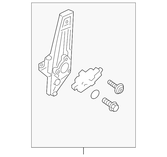 83402-2V000 Деталь WINDOW REGULATOR, RIGHT
