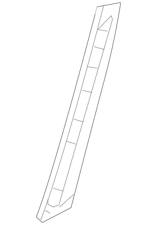 51-13-7-300-010 Деталь APPLIQUE RETAINER PLATE, RIGHT