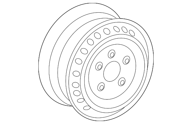 5103605AA Деталь WHEEL, STEEL