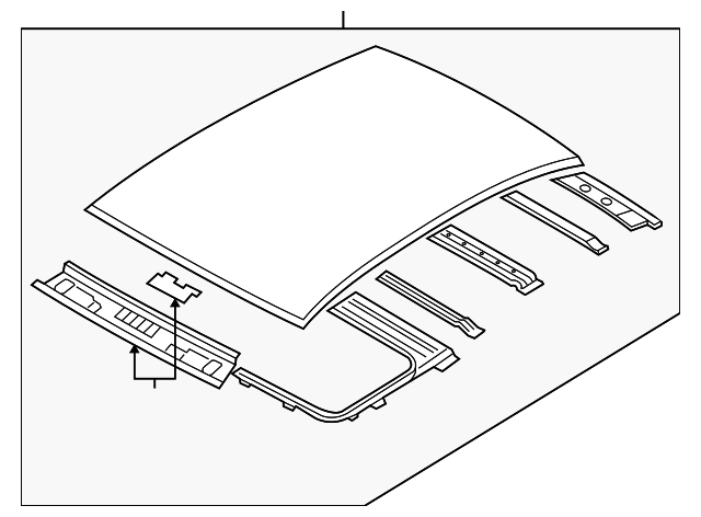 6510086Z01 Деталь ROOF ASSY