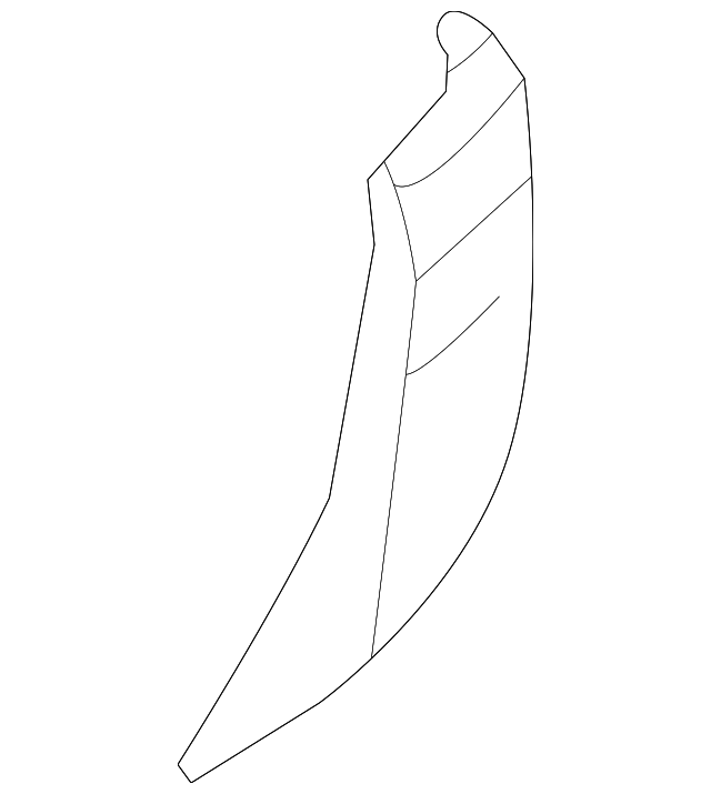 78872-0W002 Деталь BODY SIDE MLDG, RIGHT
