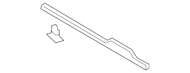 86435-2F000 Деталь SEAL TO HOOD