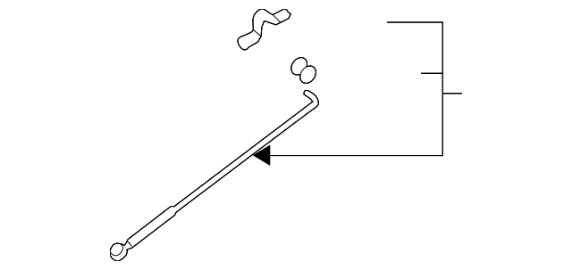 81170-2F000 Деталь SUPPORT ROD