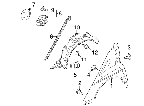 Fortwo QUARTER PANEL & COMPONENTS