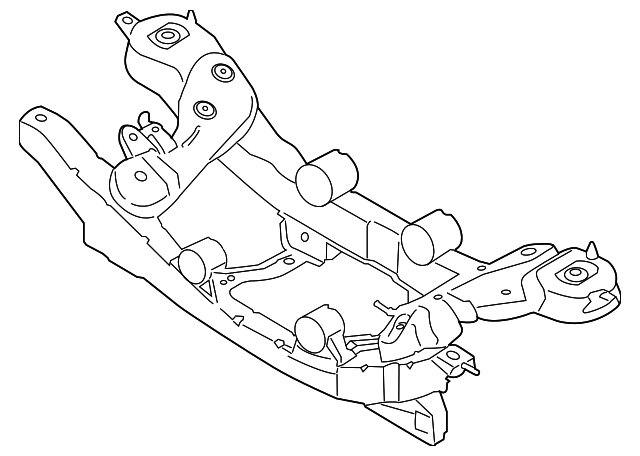 CV6Z-5035-C Деталь SUSP CROSSMEMBER