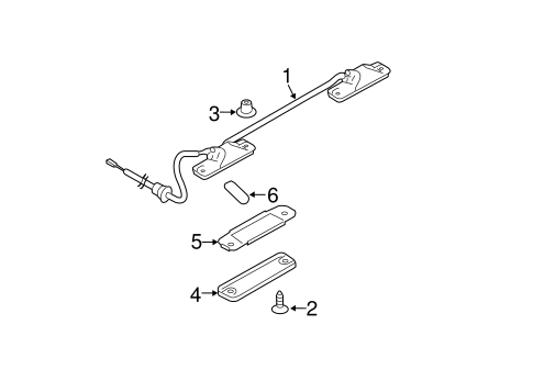 Impreza LICENSE LAMPS 2