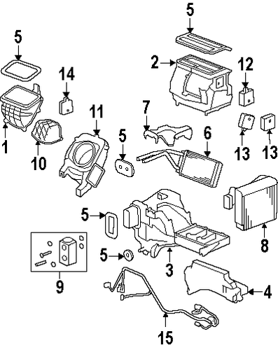Condenser Compressor Amp Lines For 2006 Hummer H3