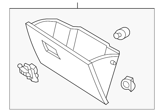 3L8Z-7806024-BAA Деталь GLOVE BOX ASSY