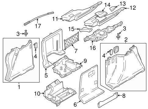 328i GT xDrive INTERIOR TRIM - REAR BODY 5