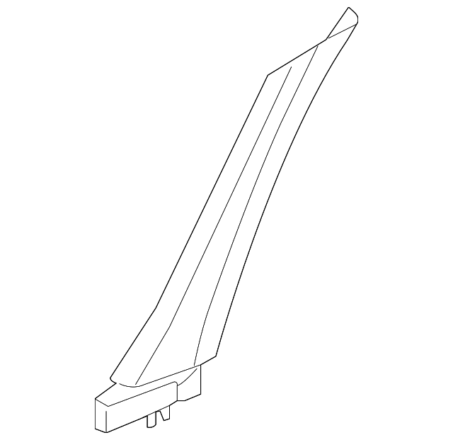 91021AG01BNN Деталь LOWER MOLDING, LEFT