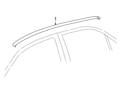 IS300 EXTERIOR TRIM - ROOF