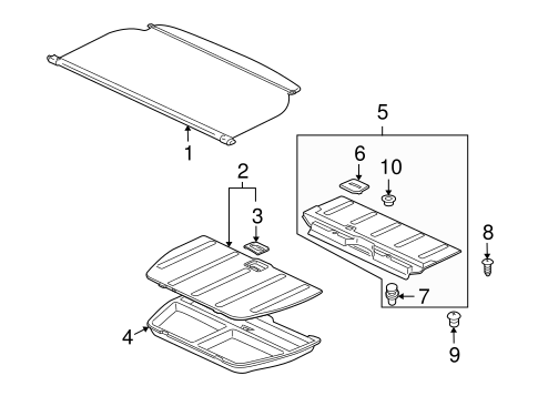Outlander INTERIOR TRIM - REAR BODY