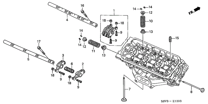 MDX VALVE - ROCKER ARM (RR.) (2)
