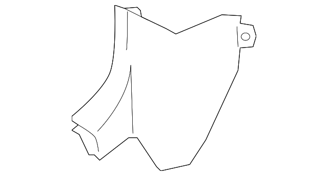 7614185Z01 Деталь KICK PANEL TRIM, LEFT