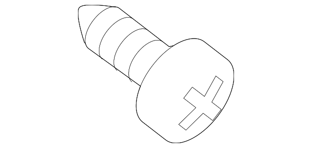 7592786Z00 Деталь KICK PANEL TRIM SCREW, LEFT