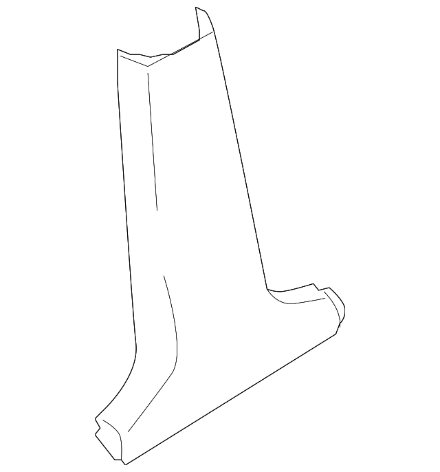 7623185Z10 Деталь LWR CTR PLR TRIM, RIGHT