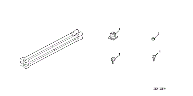 ACCESSORIES/TABLE LEG KIT for 2003 Honda ELEMENT #1