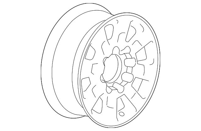 9597736 WHEEL, ALLOY