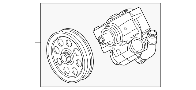 BC3Z-3A696-C Деталь POWER STEERING PUMP