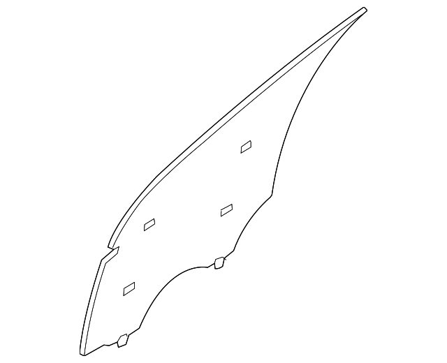 80300-JA000 Деталь DOOR GLASS, RIGHT