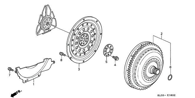 NSX AT TORQUE CONVERTER