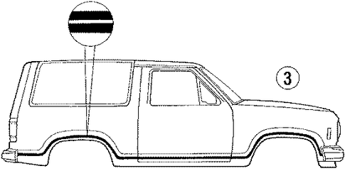 Bronco II STRIPE TAPE 2