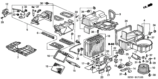 RL HEATER BLOWER