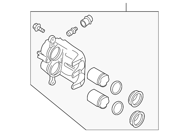 410117S000 Деталь CALIPER, LEFT