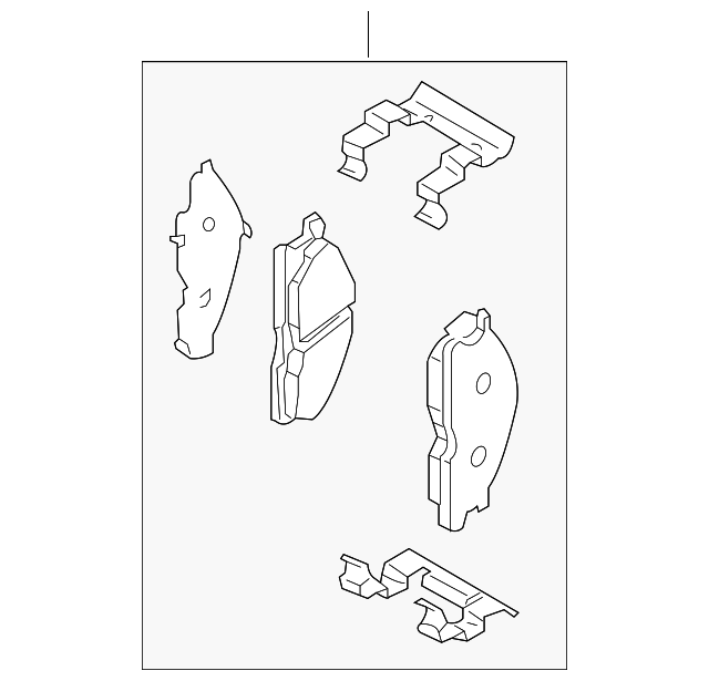 410607S027 Деталь BRAKE PADS